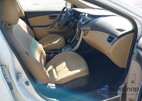 2013 Hyundai Elantra Limited z USA, uszkodzony, nr VIN 5NPDH4AE1DH391390